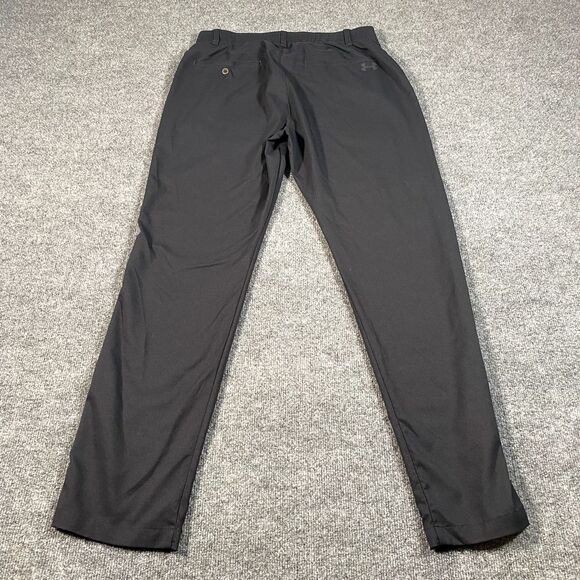 Under Armour The Showdown Pants Mens 34x32 Straight Leg Golf Gear Black - Picture 11 of 12